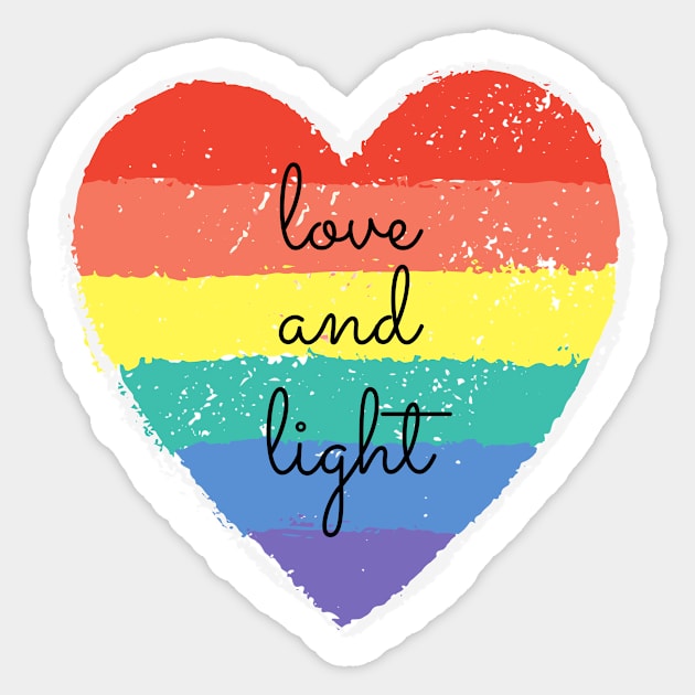 Love and Light Sticker by Grace's Grove Audio